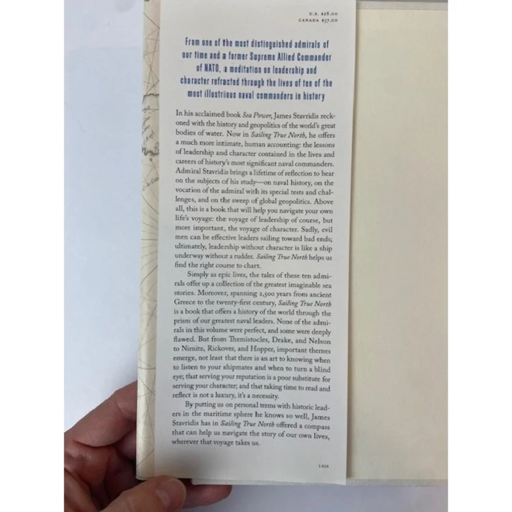 Sailing True North Ten Admirals James Stavridis Hardcover 2019 Leadership Book
